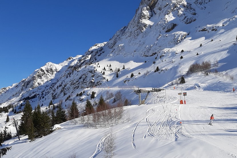 les pistes skiables de Vaujany